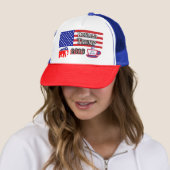 Donald Trump 2016 - Theekransje - Olifant Trucker Pet (In situ)