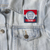 Donald Trump 2016 Vierkante Button 5,1 Cm (In situ)