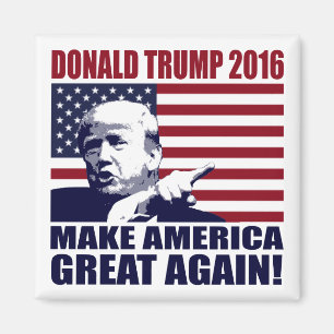Donald Trump 2016 voor President Magnet
