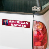 Donald Trump 2020 Amerikaanse Badass Bumpersticker (Op Truck)