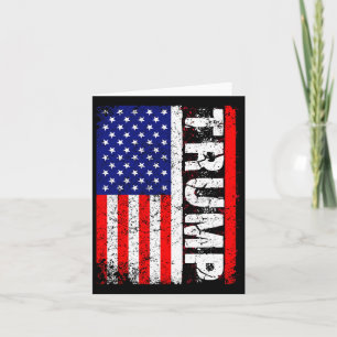 Donald Trump 2020 Amerikaanse vlag T Shirten Kaart