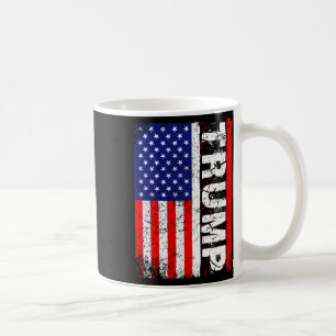 Donald Trump 2020 Amerikaanse vlag T Shirten Koffiemok
