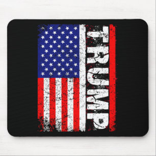 Donald Trump 2020 Amerikaanse vlag T Shirten Muismat