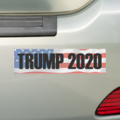 Donald Trump 2020 Bumpersticker (Op auto)