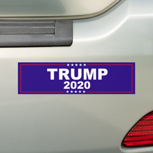 Donald Trump 2020 Bumpersticker (Op auto)