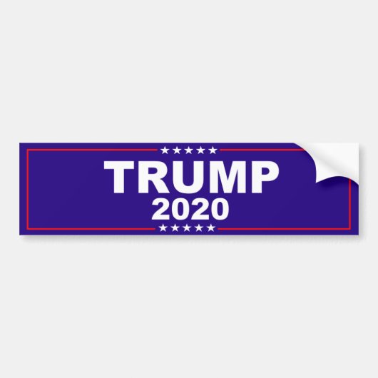 Donald Trump 2020 Bumpersticker (Voorkant)
