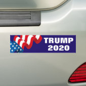 DONALD TRUMP 2020 BUMPERSTICKER (Op auto)