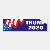 DONALD TRUMP 2020 BUMPERSTICKER (Voorkant)