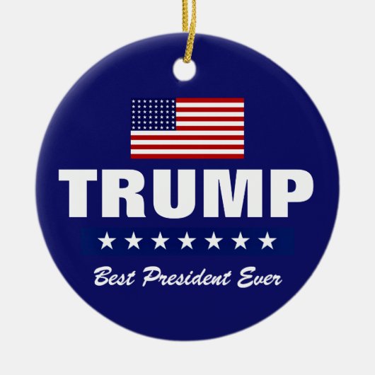 DONALD TRUMP 2020 CHRISTMAS ORNAMENT (Voorkant)