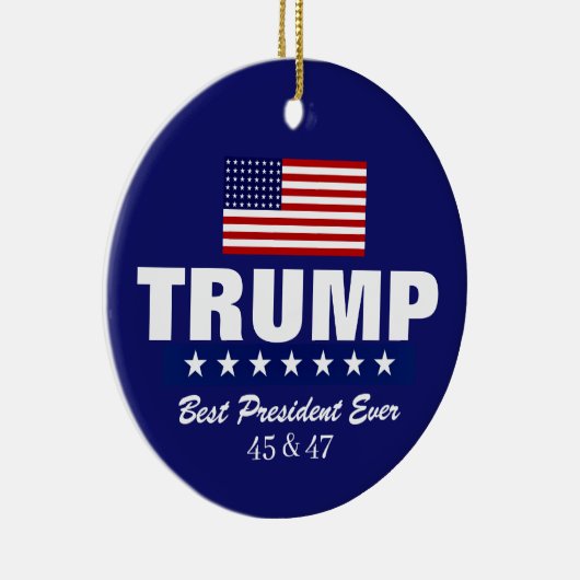 DONALD TRUMP 2020 CHRISTMAS ORNAMENT (Rechts)