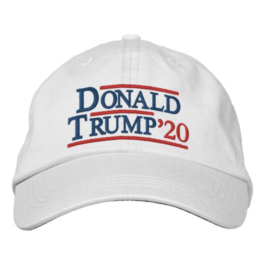 Donald Trump 2020 geborduurd Pet (Voorkant)