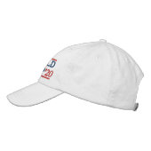 Donald Trump 2020 geborduurd Pet (Links)