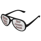 Donald Trump 2020 - Hou Amerika geweldig! Aviator Zonnebril (Gekanteld)