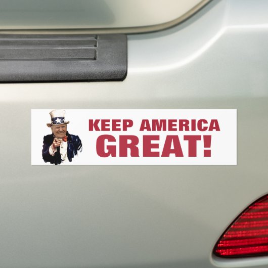 DONALD TRUMP 2020 HOUDT AMERIKA GROOT! BUMPERSTICKER (Op auto)