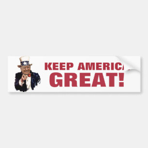 DONALD TRUMP 2020 HOUDT AMERIKA GROOT! BUMPERSTICKER