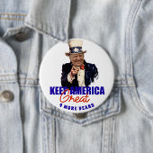 DONALD TRUMP 2020 HOUDT AMERIKA GROOT RONDE BUTTON 4,0 CM (In situ)
