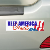 DONALD TRUMP 2020 HOUDT AMERIKA GROTE VLAG BUMPERSTICKER (Op auto)