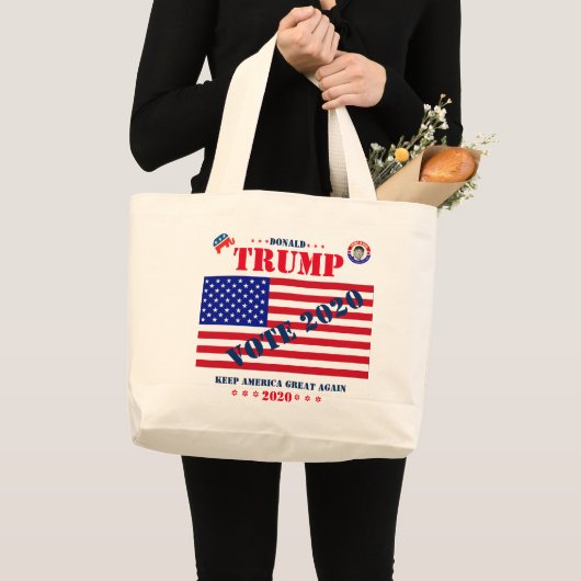 Donald Trump 2020 - Jumbo Canvas tas (Voorkant (product))
