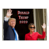 Donald Trump 2020 - met Melania (Voorkant Horizontaal)