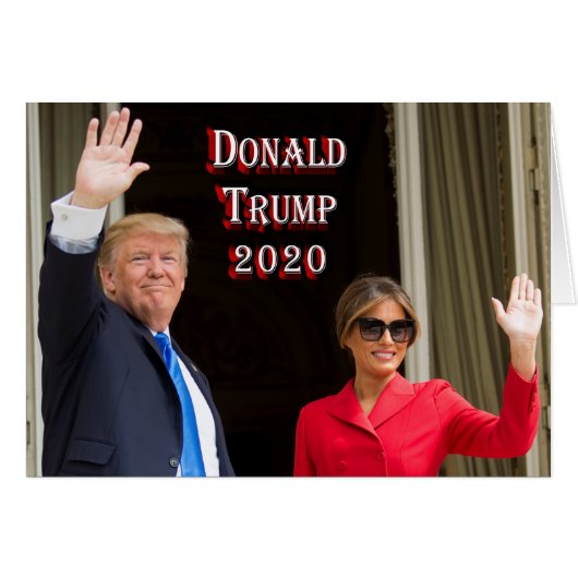Donald Trump 2020 - met Melania (Voorkant Horizontaal)