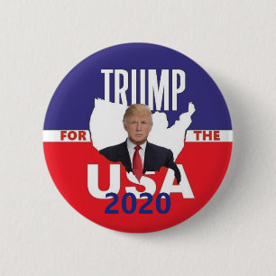 Donald TRUMP 2020 Ronde Button 5,7 Cm