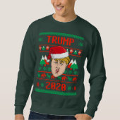 Donald Trump 2020 Ugly Kerstmis Trui (Voorkant)