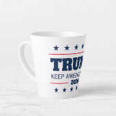 Donald Trump 2020 verkiezingen Keep America Great  Latte Mok (Linkerhoek)