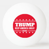 Donald Trump 2020 verkiezingen Keep America Great Pingpongbal (Voorkant)