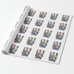 DONALD TRUMP 2022 CHRISTMAS WRAPPING PAPER CADEAUPAPIER<br><div class="desc">Donald Trump in kersttrui en blauwe jeans. MAAK CHRISTMAS OPNIEUW GREAT WRAPPPAPIER</div>