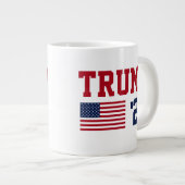 Donald Trump 2024 Amerikaanse vlag Grote Koffiekop (Voorkant rechts)