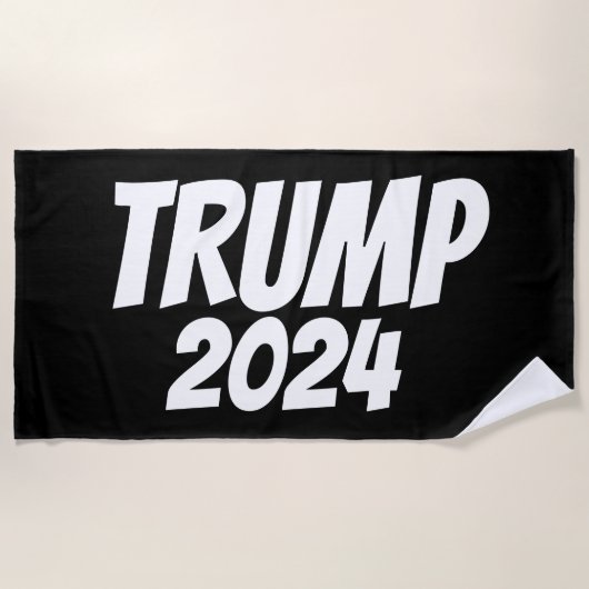 DONALD TRUMP 2024 Beach Towels Strandlaken (Voorkant)
