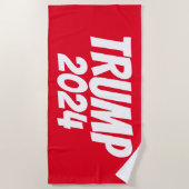 DONALD TRUMP 2024 Beach Towels Strandlaken (Voorkant)