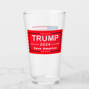 Donald TRUMP 2024 Bierglas Glas