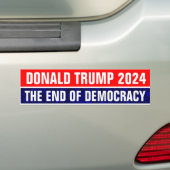 Donald Trump 2024 Bumpersticker (Op auto)