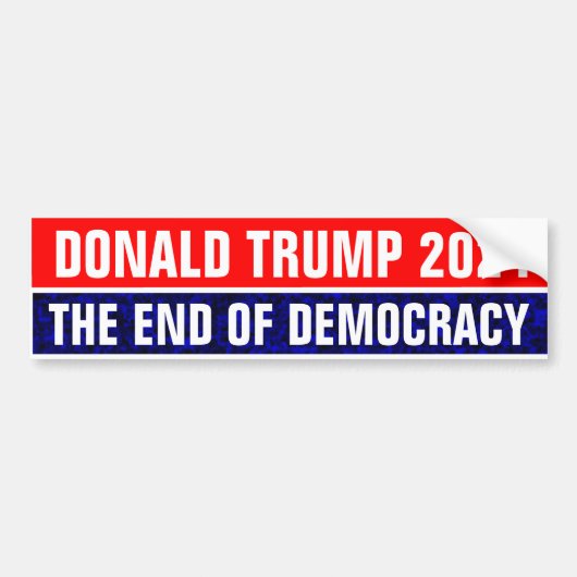 Donald Trump 2024 Bumpersticker (Voorkant)
