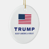 Donald Trump 2024 cadeau Keramisch Ornament (Rechts)