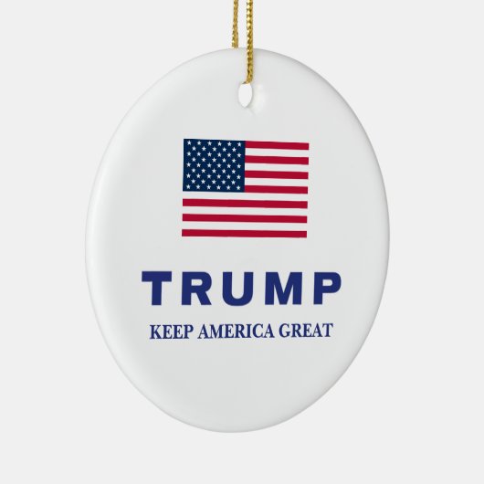 Donald Trump 2024 cadeau Keramisch Ornament (Rechts)