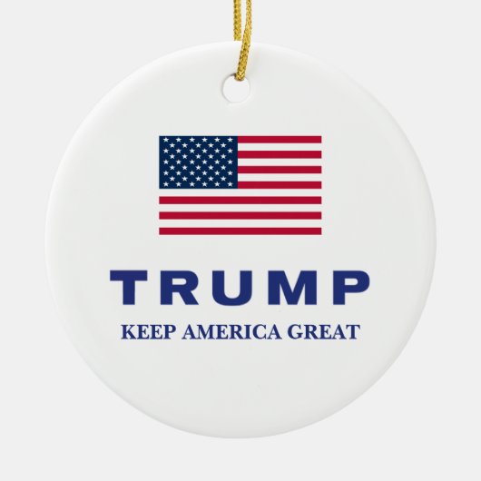 Donald Trump 2024 cadeau Keramisch Ornament (Voorkant)