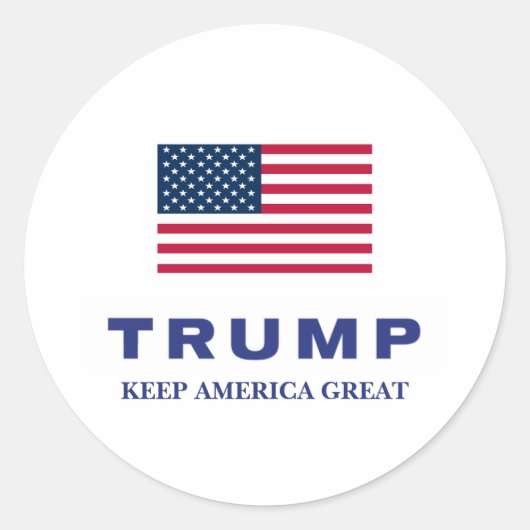 Donald Trump 2024 cadeau Ronde Sticker (Voorkant)