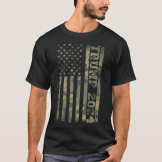 Donald Trump 2024 - Camo Amerikaanse vlag T-shirt