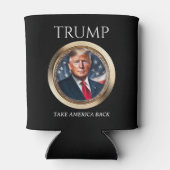 Donald Trump 2024 Campagne Collectible Blikjeskoeler (Achterkant)