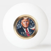 Donald Trump 2024 Campagne Collectible Pingpongbal (Voorkant)