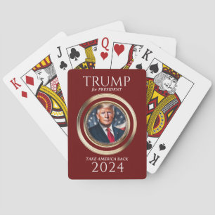 Donald Trump 2024 Campagne Collectible Pokerkaarten