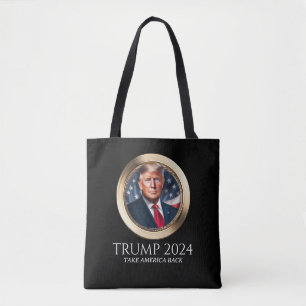 Donald Trump 2024 Campagne Collectible Tote Bag