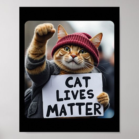 Donald Trump 2024 Cats1 Poster (Voorkant)