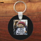 Donald Trump 2024 Cats1 Sleutelhanger (Voorkant)
