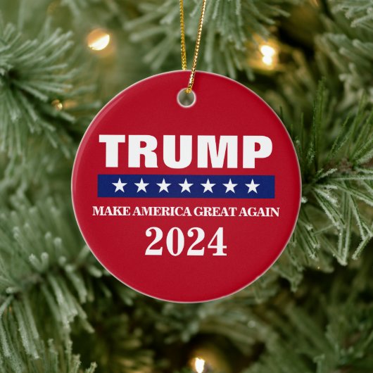 DONALD TRUMP 2024 CHRISTMAS ORNAMENT (Boom)