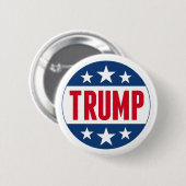 Donald Trump 2024 Classic Star Red Blue Ronde Button 5,7 Cm (Voorkant /achterkant)