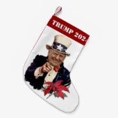 Donald Trump 2024 Elections President Kleine Kerstsok (Voorkant (Hangend))