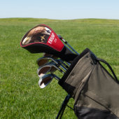 Donald Trump 2024 Foto - zeearend op schouder Golfheadcover (Insitu)
